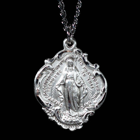 Baroque Style Miraculous Medal
