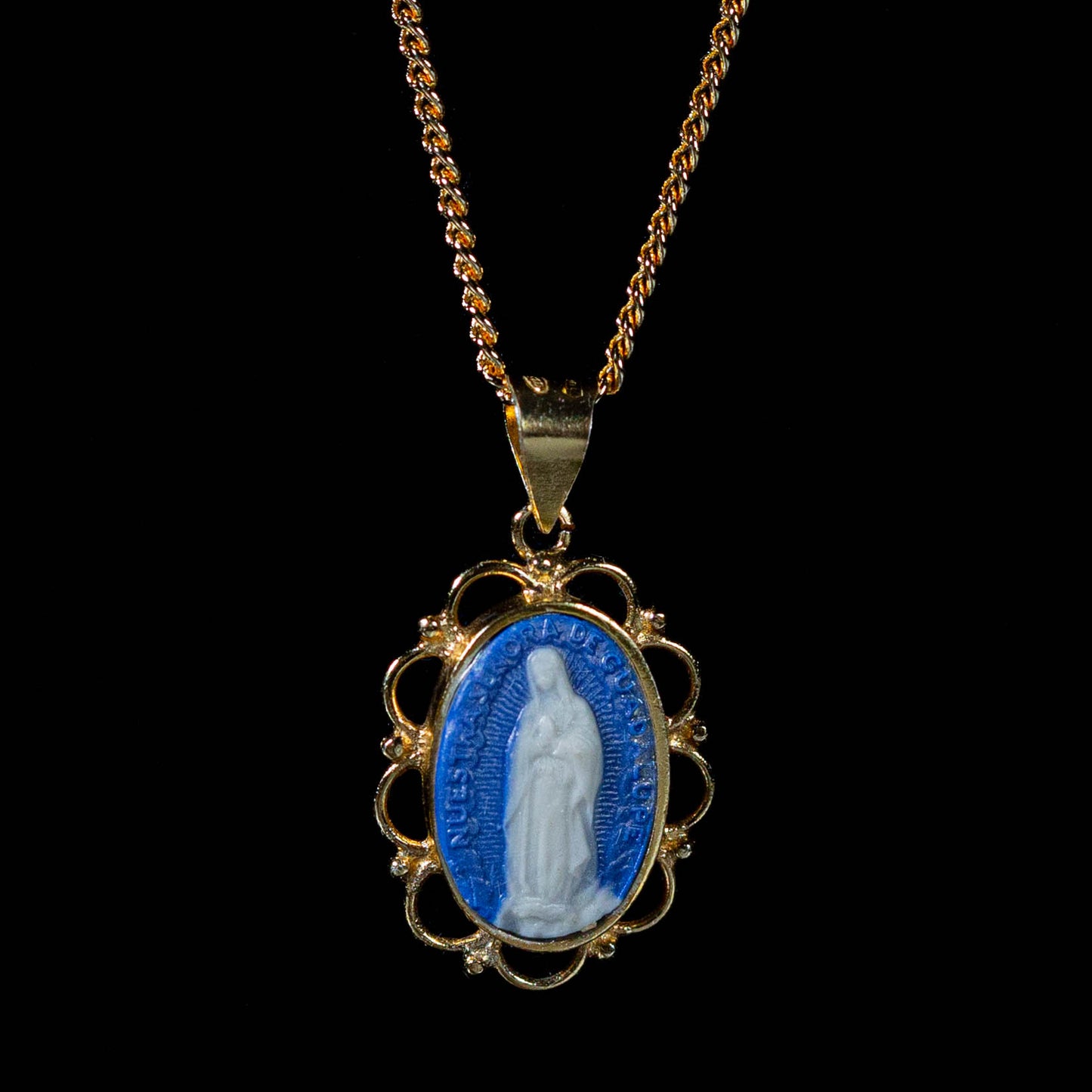 Our Lady of Guadalupe Cameo Medal