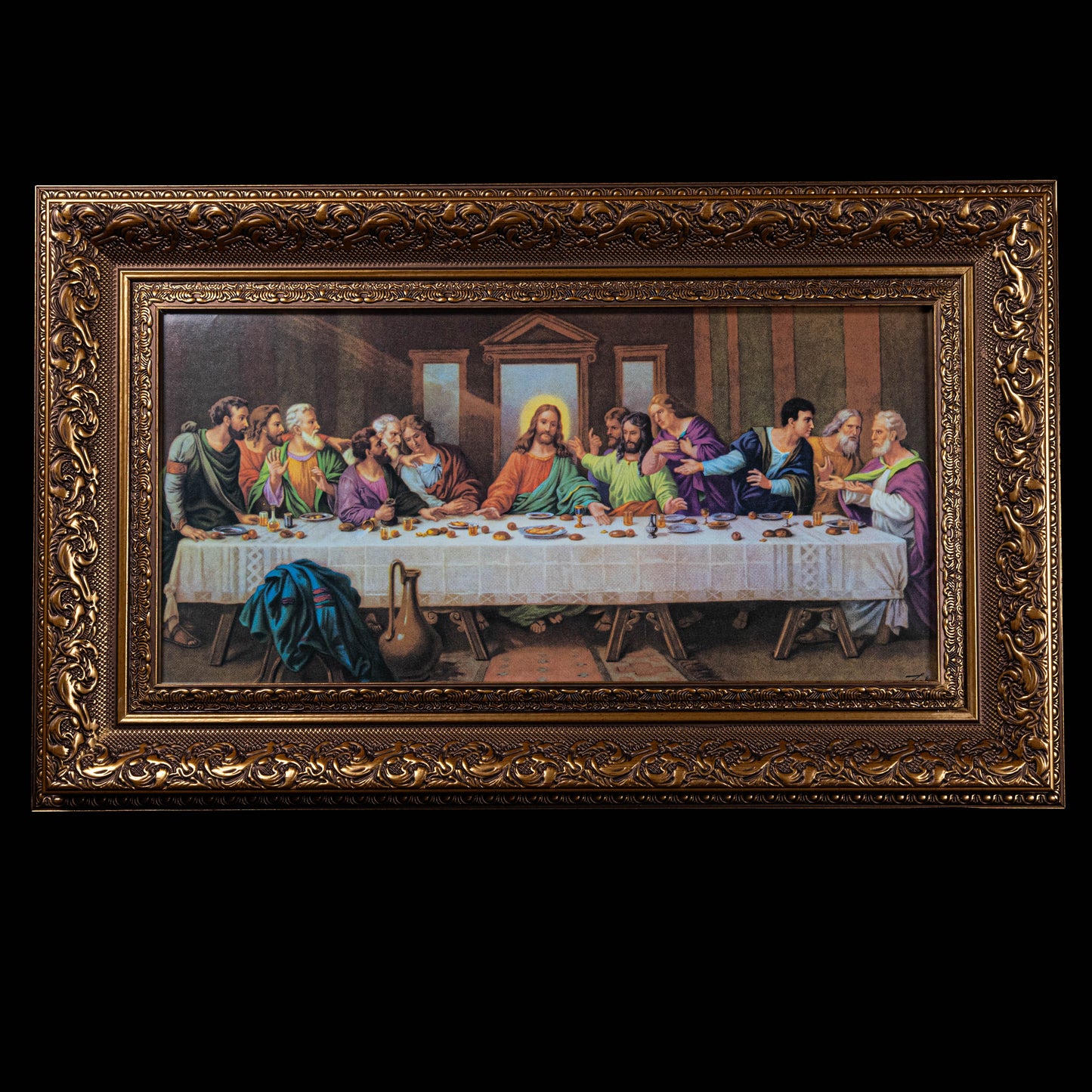 Zabateri: Last Supper Framed Art