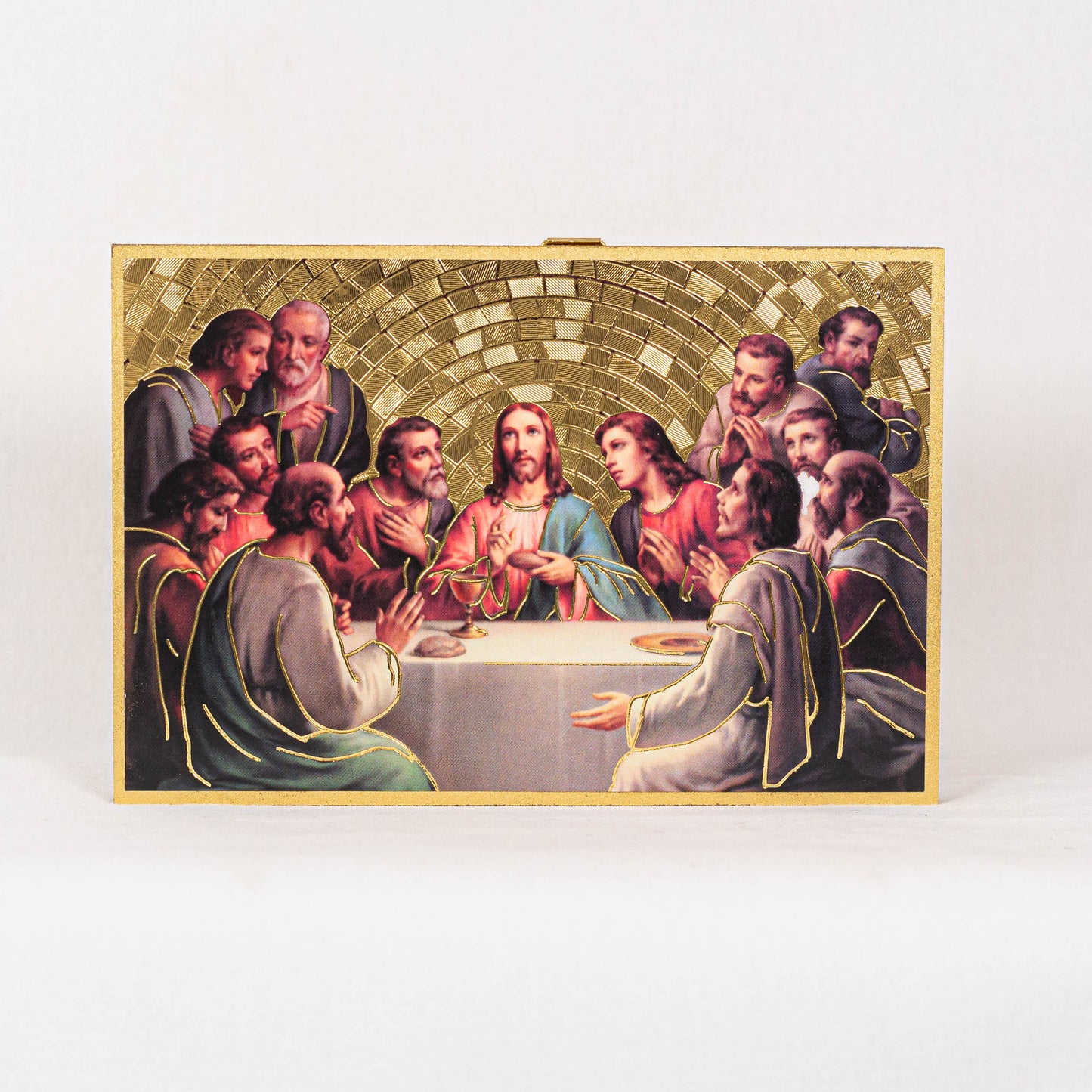 6" x 4" Meal Prayers Gold Foil Mosaic Plaque