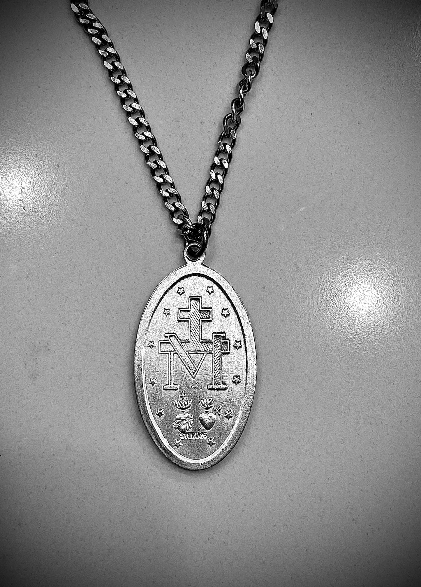Silver Oval Miraculous Medal