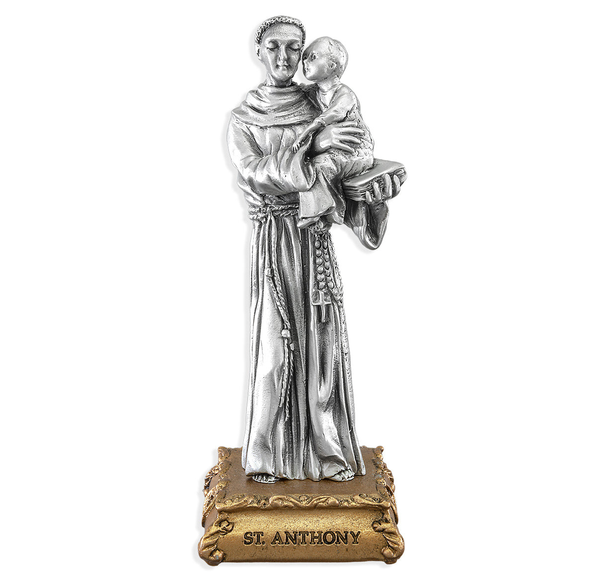St. Anthony of Padua Pewter Statue