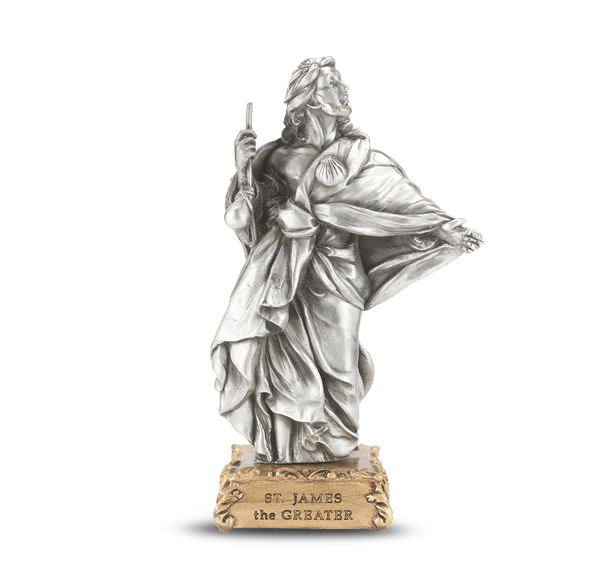 St. James the Greater Pewter Statue