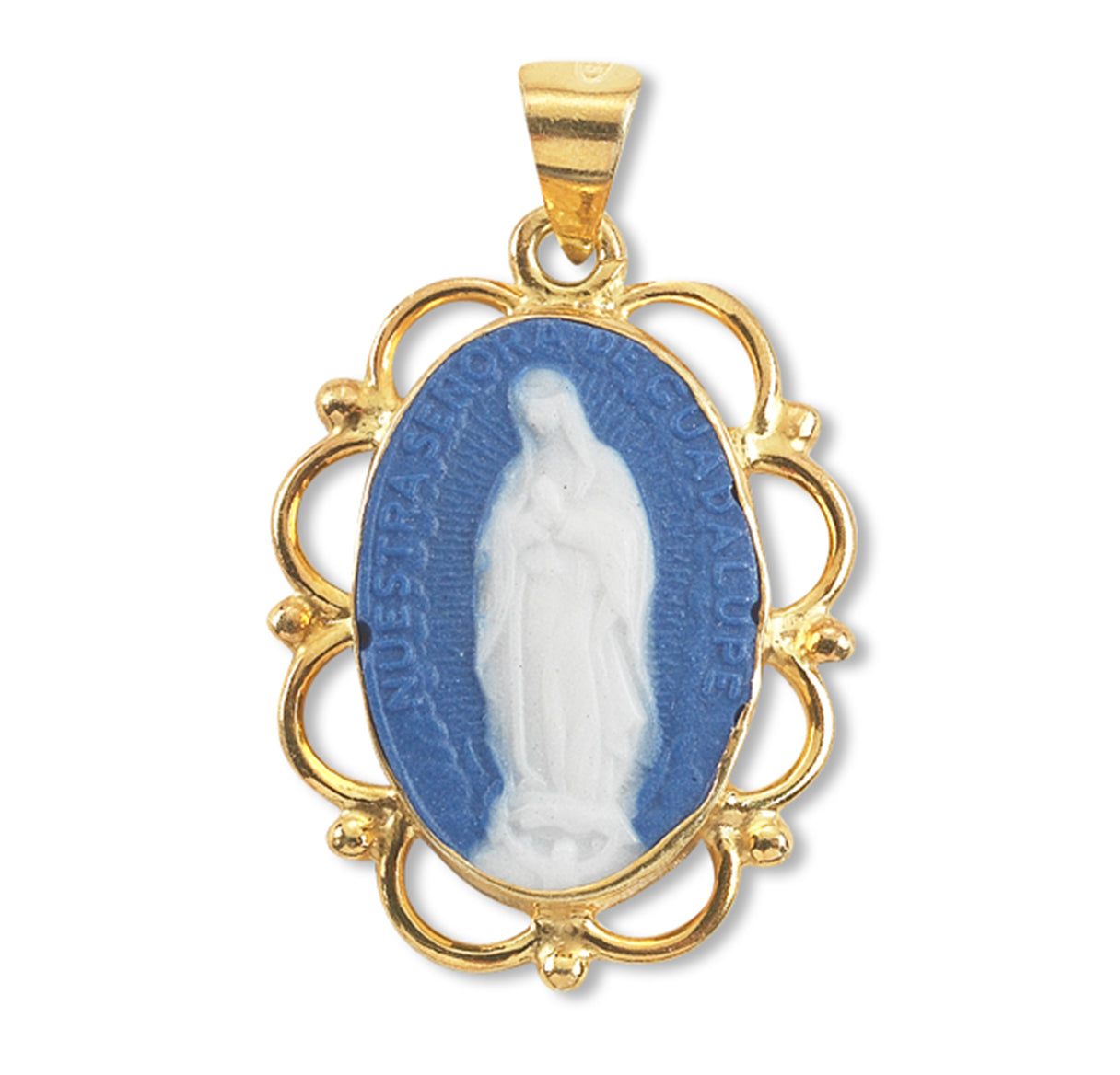 Our Lady of Guadalupe Cameo Medal