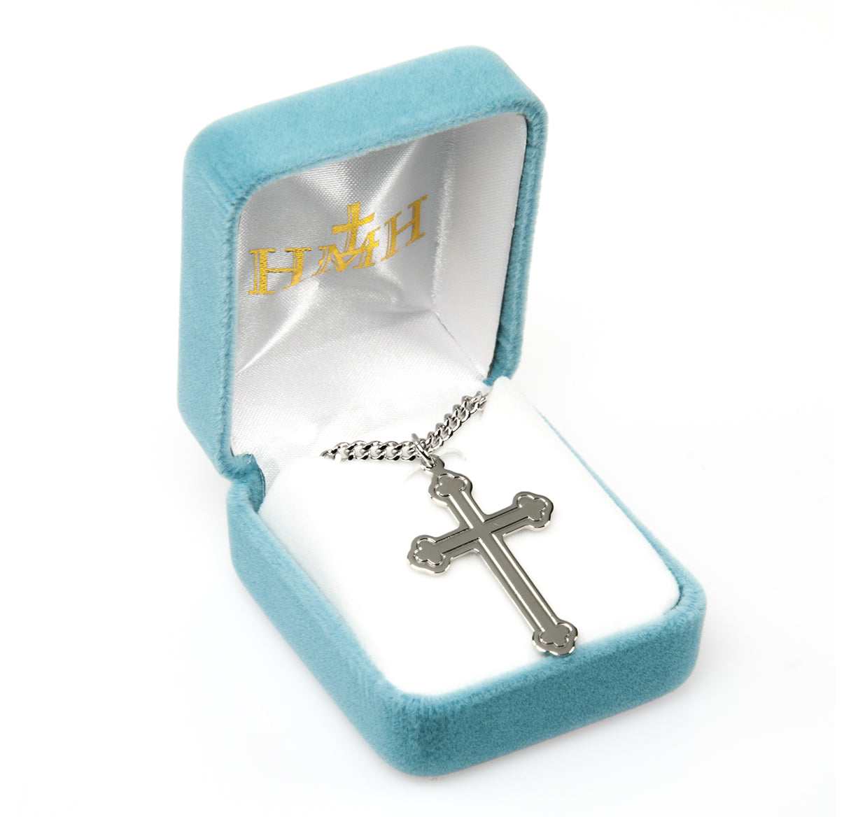 Silver Cross Necklace (1.4