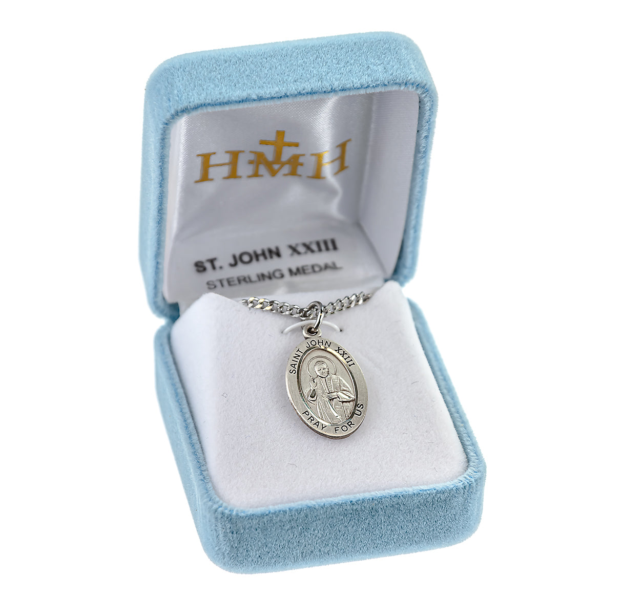 Saint John XXIII Oval Sterling Silver Medal