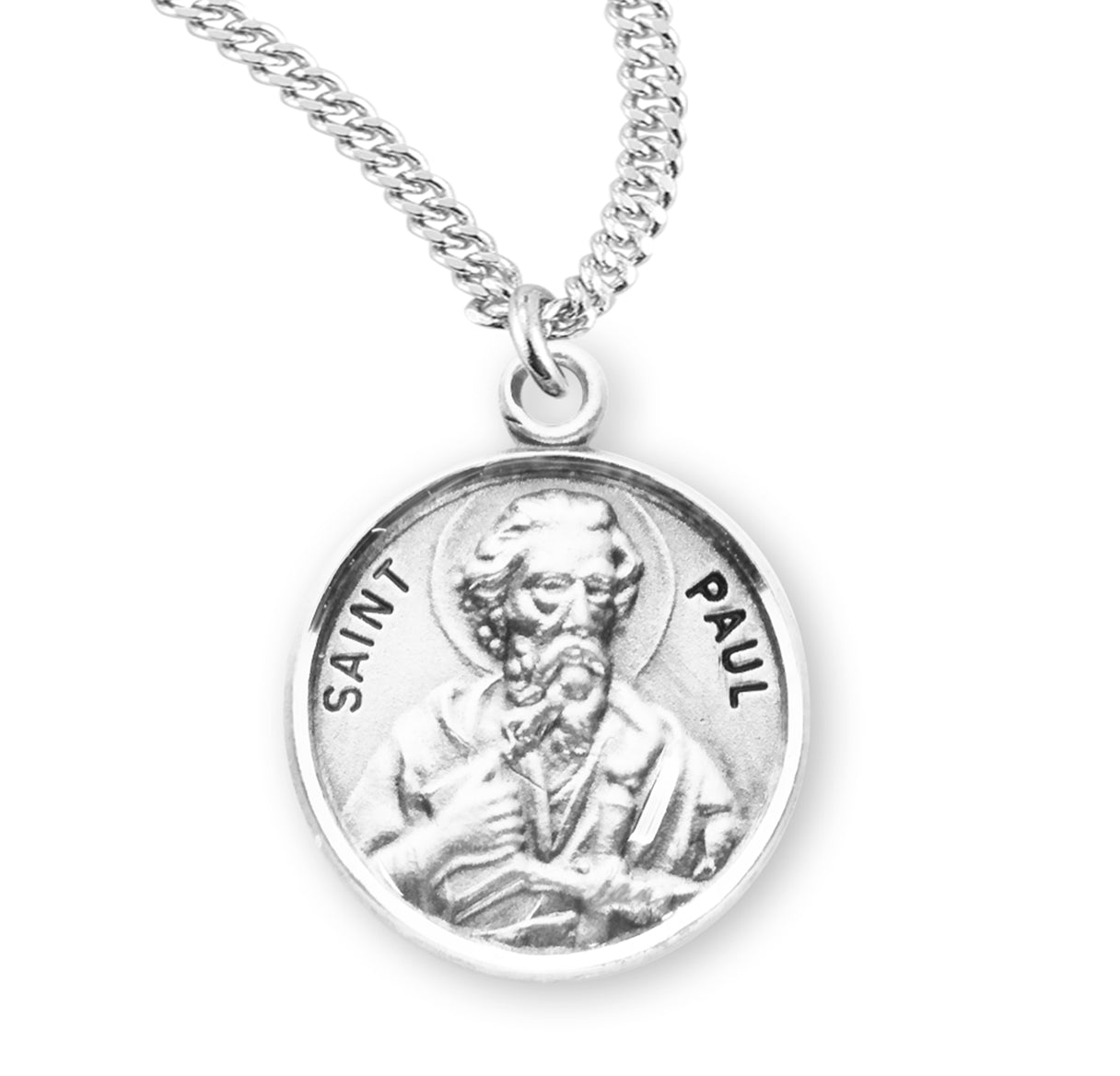 Saint Paul Round Sterling Silver Medal